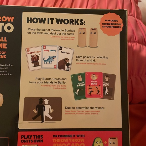 ✨BNIB Throw Throw Burrito Dodgeball Card Game FOR FAMILY & GROWN UP GAME NIGHT🌯 - Picture 10 of 14